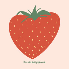 You Are Berry Special, happy valentine shirt, Valentine, Valentines, Valentine Sublimation, Pink, Heart ,Love, Xoxo, Hugs Kisses, Cupid Love Quote, Love pun with strawberry, quote design.