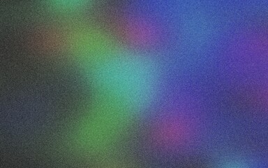 Abstract trendy colorful gradient noisy grain background texture	