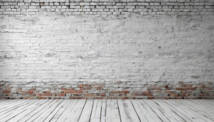 Brick wall without plaster background. Old brick wall background