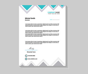 Letter head design for your company.