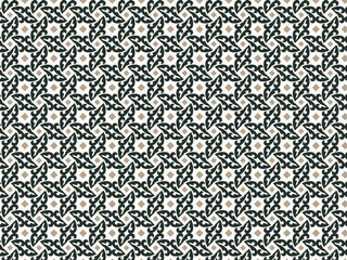 Seamless block and  leaf pattern design