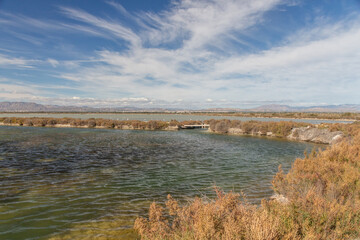 En la provincia de Alicante las salinas de Santa Pola y su Torre de Tamarit en un paraje natural muy bello