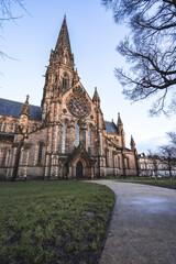 Fototapeta na wymiar St. Mary's Cathedral at Edinburgh Scotland. January 1 2024
