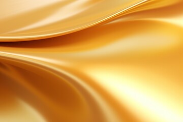 3D golden satin background with some smooth lines in it, Ai Generated