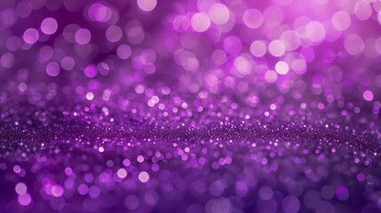 Vibrant Purple Bokeh Background Sparkling Abstract Texture