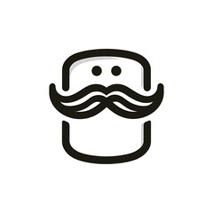 Pringles Man logo template, Julio Pringles, the dapper mustachioed mascot of Pringles potato crisps