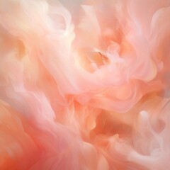 light orange abstract background, splash of colors, clouds as a backdrop. peach fuzz, color 2024.
