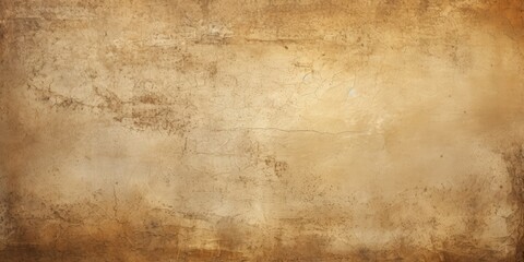 Vintage cardboard texture with a creamy old grunge for rustic interiors and an empty brown concrete...