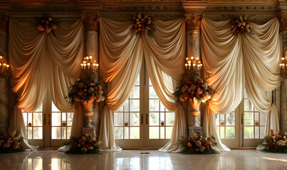 Fototapeta premium Black-Tie Affairs Create timeless and refined backdrops suitable for black-tie affairs