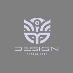 Nature vector illustration logo design.
