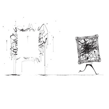 Art Remover carrying away a painting