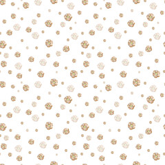 floral seamless pattern on a white background. Light rosehip flowers. handmade watercolor illustration. for decoration of textiles, wrapping paper, postcards