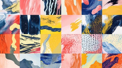 abstract background artwork printing design, boho creativity fashionable wallpaper, Generative Ai