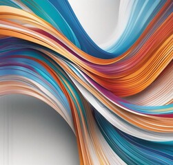 abstract colorful wavy background