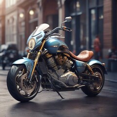 motorcycle on the street