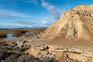 Paisaje de las Bardenas Reales en Navarra
