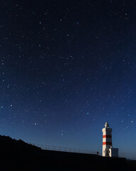 lighthouse at night