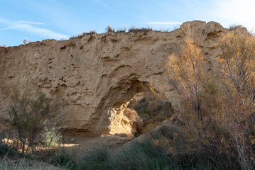 Paisaje de las Bardenas Reales en Navarra
