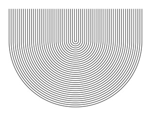 Abstract Geometric Decorative Element Boho Shape