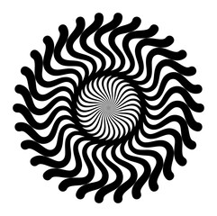 Abstract Geometric Decorative Element Boho Shape