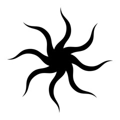 Abstract Geometric Decorative Element Boho Shape