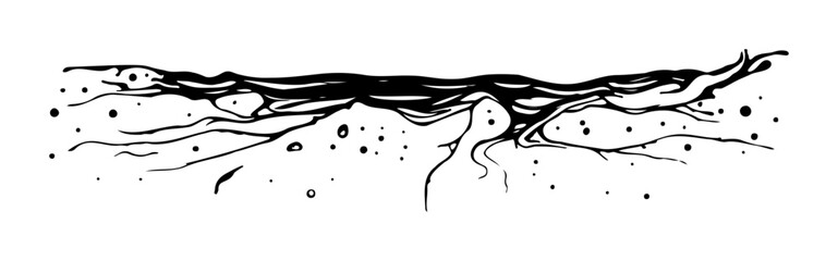 Abstract Geometric Decorative Element Boho Shape