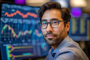 Portrait of a male data scientist.