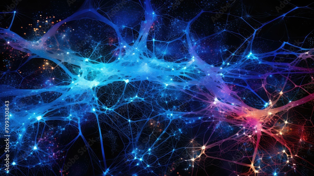 Poster technology data internet background illustration digital online, network communication, web cloud te