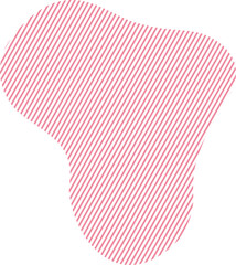 shape fluid blob, stain and violet geometric form.  aqua spot for card or template design for flyer,  transparent, png