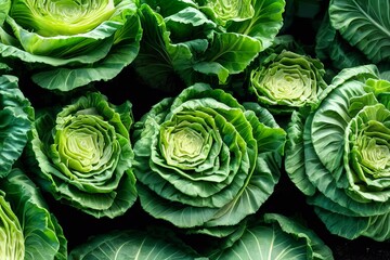 Obraz premium lots of colorful cabbage
