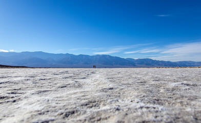 Badwater Basin Salt Flats, Death Valley National Park. California
