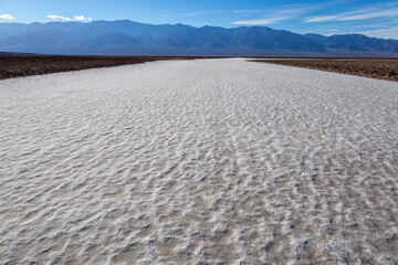Badwater Basin Salt Flats, Death Valley National Park. California