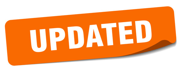 updated sticker. updated label