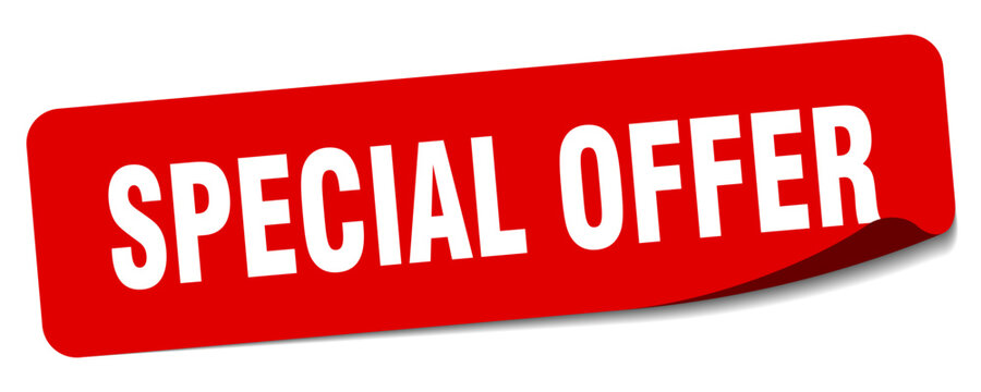 special offer sticker. special offer label