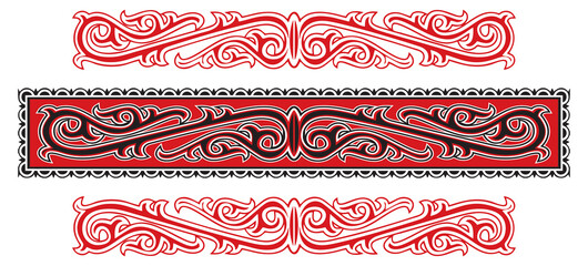 TRADITIONAL ORNAMENT OF BATAKNESE, TRADITIONAL FABRIC CALLED ULOS, PATTERN, BACKGROUND, NORTH OF SUMATERA