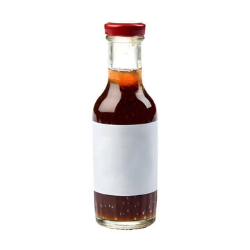 Garum Fish-Sauce isolated on transparent and white background