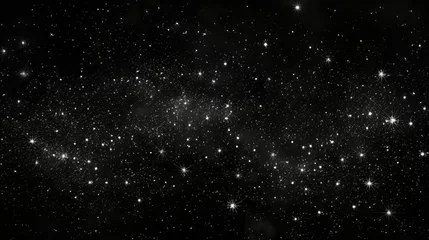 Foto op Plexiglas celestial black stars background illustration space astronomy, sky shining, cosmic dark celestial black stars background © vectorwin