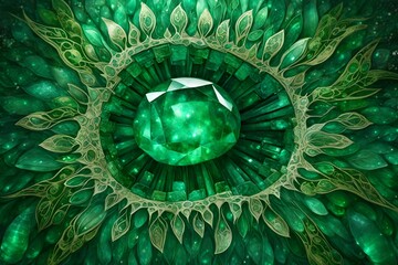 Emerald Enchantment colour with Glistening Specks