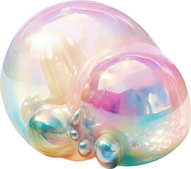 Bubbles created with Generative AI technology
