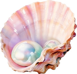 Sea shell created with Generative AI technology