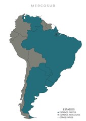 Mercado Común del Sur (MERCOSUR) © Stockchi