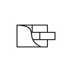 brick build icon vector