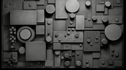 modern shape grey background illustration simple sleek, contemporary texture, design composition modern shape grey background