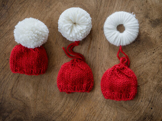 Step-by-Step Guide to Crafting Knitted Santa Hat Egg Warmers - Holiday Charm