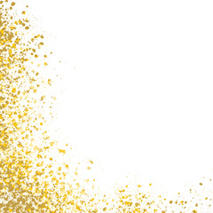 Fototapeta premium Gold powder splash element