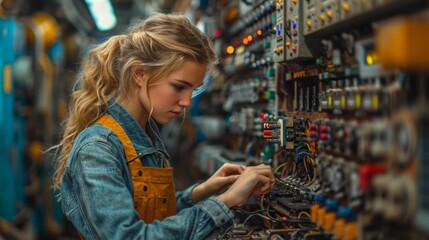 Fototapeta premium Electrician