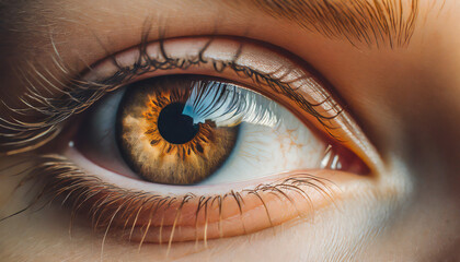 Close up beautiful woman eye. 