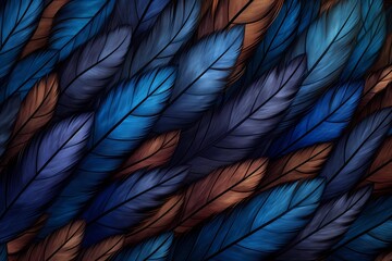 bird feathers background pattern, banner, wings background picture, seamless background