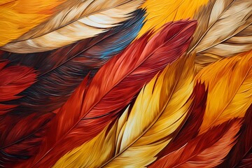 bird feathers background pattern, banner, wings background picture, seamless background