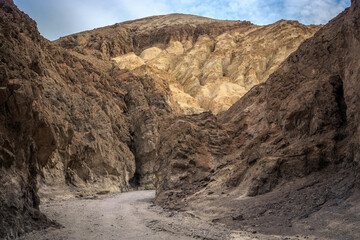 Golden Canyon Formations, Death Valley National Park, Furnace Creek, California